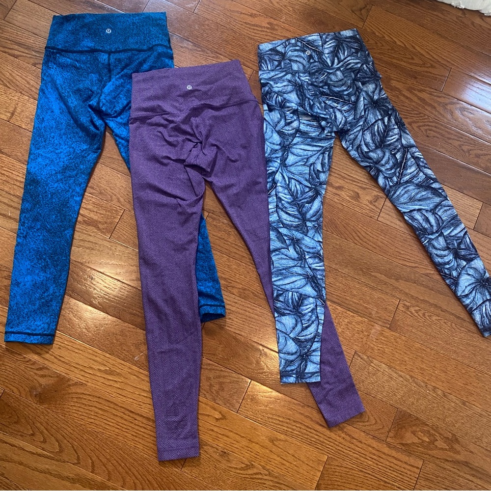 Lululemon legging bundle 3 pairs